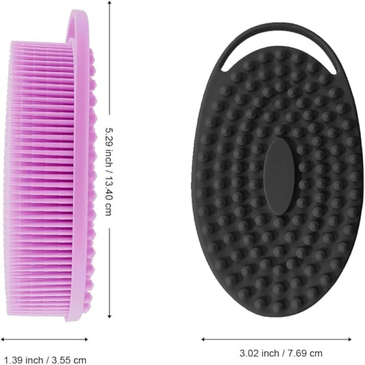 Soft silicone body shower??exfoliating silicone