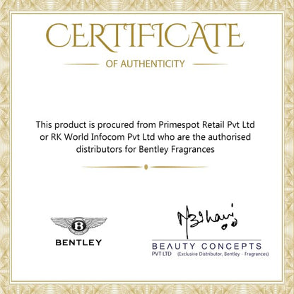 Bentley Bentley Black Edition Men EDP Spray 3.4 oz