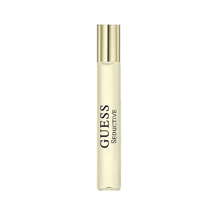Guess Seductive Women Eau de Toilette 4 Piece Gift Set - Perfume Spray 2.5 Fl. Oz., Travel Size Perfume Spray 0.5 Fl. Oz., 3.4 Fl. Oz. Body Lotion, & Pouch