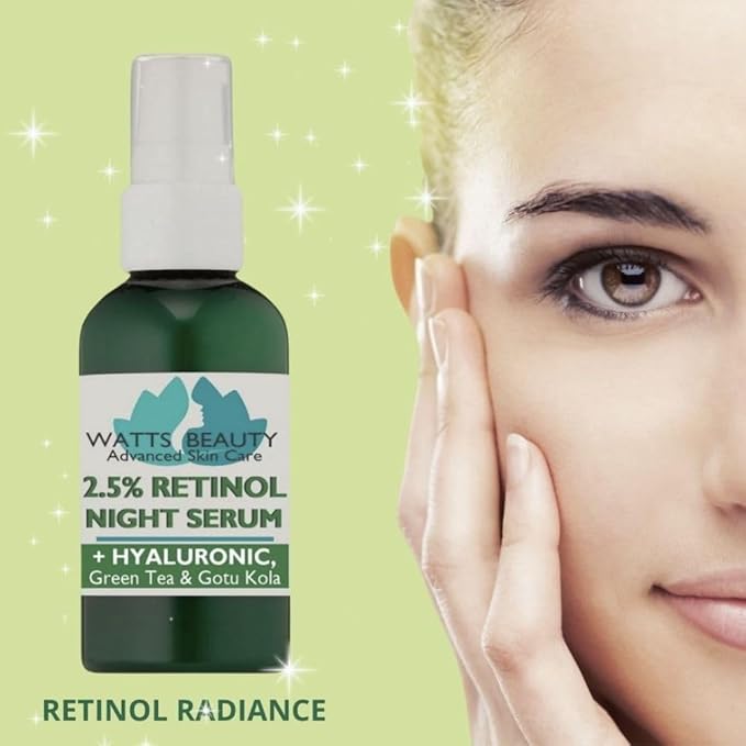 2.5% Retinol Serum with 50% Hyaluronic Acid - Anti Aging, Fine Lines, Wrinkles, Blemishes, Large Pores - No Parabens, No Animal Testing - 4.48oz