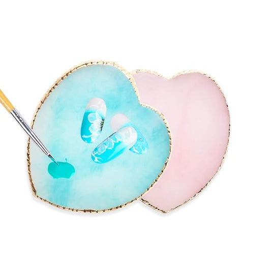 Resin Nail Art Plate Palette,Makeup Palettes,Gel Polish Color