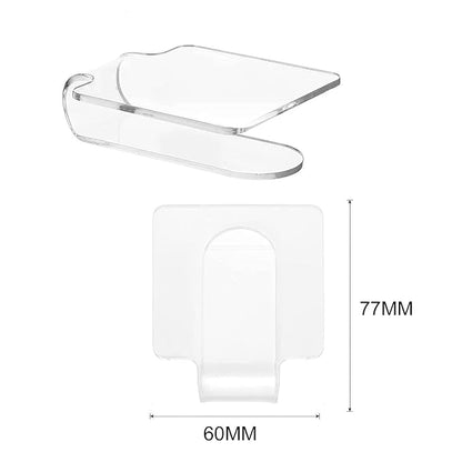 2PCS Clear Acrylic Professional Makeup Palette Handheld Cosmetic