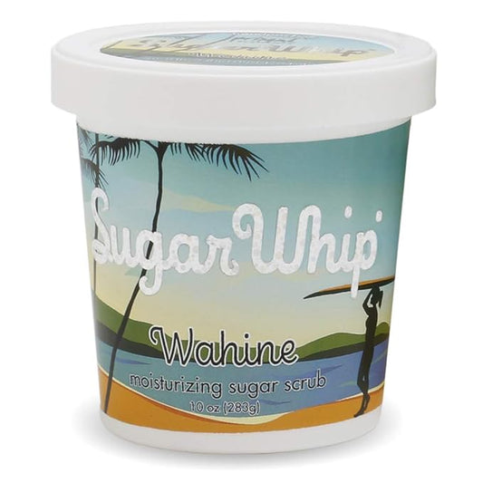 Primal Elements Sugar Whip, Exfoliating Sugar Scrub, Body Cleanser and Moisturizer - Wahine, 10 oz Package