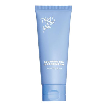 Then I Met You Soothing Tea Cleansing Gel, Hydrating Water-Based Face Cleanser with Fermented Rice Water & Green Tea, Vegan & Clean Skincare, 3.38 oz