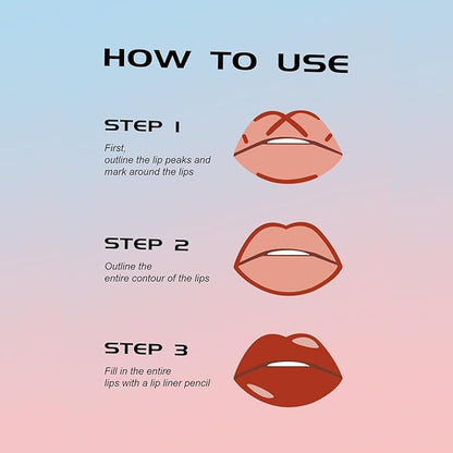 YOUNG VISION Gourd-Shaped Precision Liquid Lipstick & Lipliner YOUNG