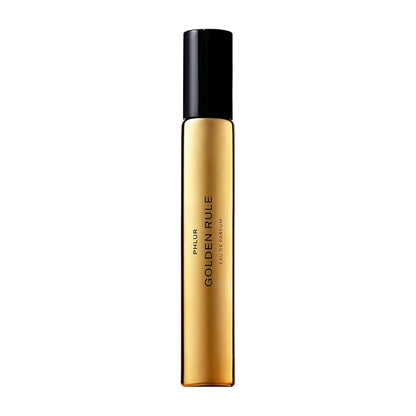 PHLUR Golden Rule Eau de Parfum - Travel Size Perfume Fragrance - Fruity Floral Perfume with Mandarin, Pink Pepper, Pear, Jasmine, Coconut Milk, Sandalwood & Vanilla Cream (9.5mL)
