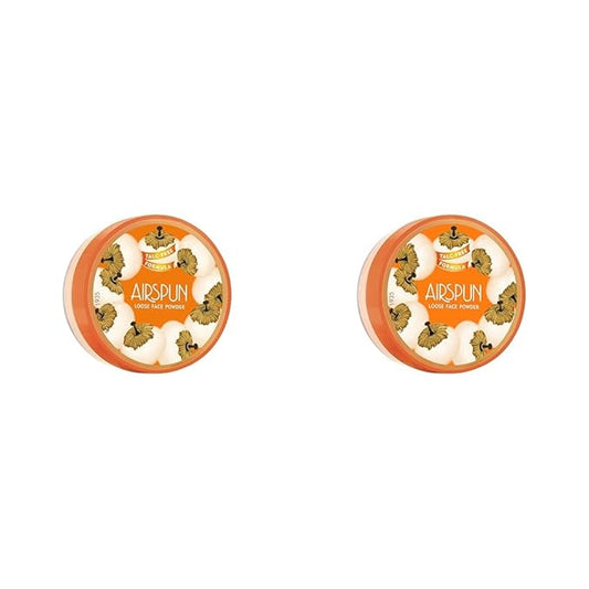 Airspun Loose Powder Translucent & Honey Beige 2pc Talc-Free Set