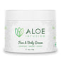 Body and Face Moisturizer - Natural Moisturizing Cream with Organic Aloe Vera - Skin Care for Dry Skin, Anti Wrinkle, Acne Scars, Rosacea, Psoriasis Eczema Cream Lotion for Men and Women