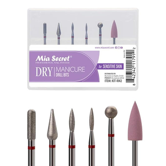 6 pcs dry manicure drill