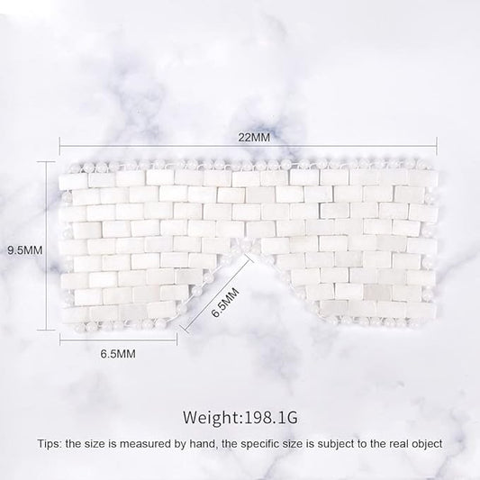White jade eye mask cooling