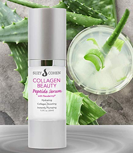 Suzy Cohen, Collagen Beauty Peptide Serum, Collagen Boosting, Instant Plumping Skin Elasticity, Firmness 30 ml