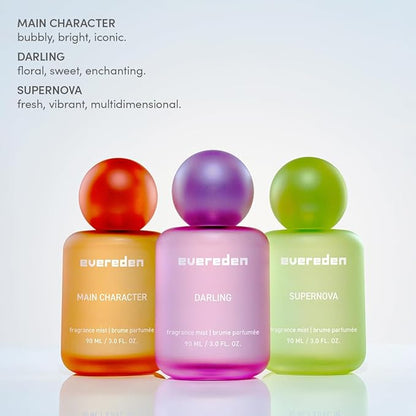 Evereden Fragrance Hair and Body Mist - Darling: Clean and Vegan Collectible Hair and Body Spray for Teen Girls - Amplify Your Self-Expression with Iconic Scents in Mesmerizing Mist Dispensers
