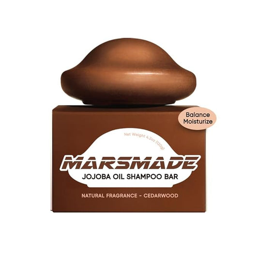 Jojoba Oil Shampoo Bar 2.0 - Hydrating & Moisturizing Natural Hair Soap Bar Shampoo for Excess Oil Build-Up & Scalp Nourishment - Bathing Soap Solid Shampoo for All Hair Types (120g, 4.23oz)