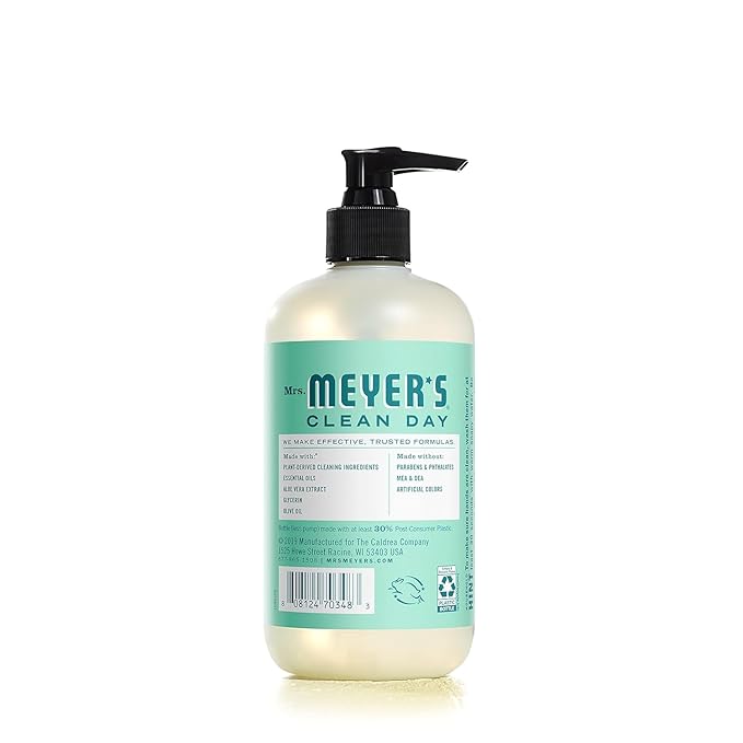 MRS. MEYER'S CLEAN DAY Hand Soap Bundle (Basil + Lavender + Lemon Verbena + Mint)