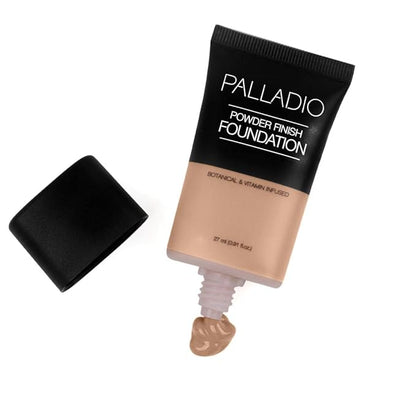 Palladio Powder Finish Liquid Foundation, Natural Matte Appearance,