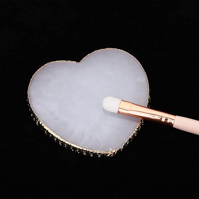 Resin Nail Art Palette Gold Edge Nail Holder