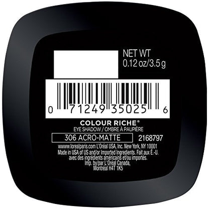 L’Oréal Paris Colour Riche Monos Eyeshadow, Acro-Matte, 0.12 oz.
