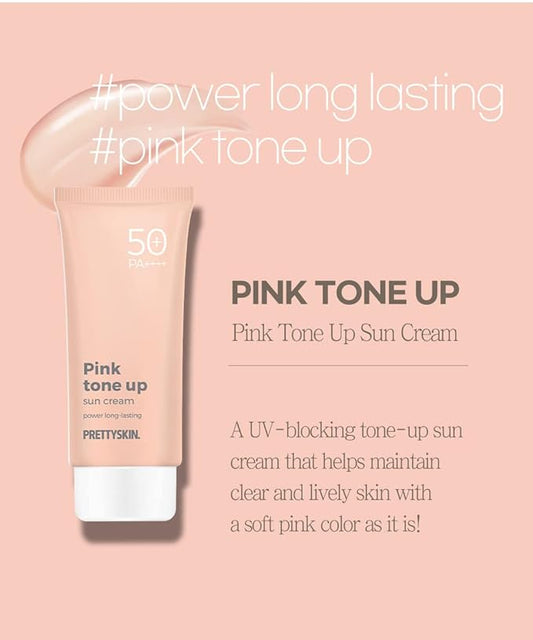 Waterproof Pink Tone up Sunscreen with Natural Pink Tint, Long-lasting, Shea Butter & Chamomile Extract, Zinc Oxide, Titanium Dioxide For a Radiant Complexion