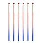 6pieces ombre nail brush wood