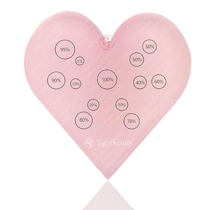 TgoBeauty Acrylic Mix Heart Palette Permanent Makeup Ink