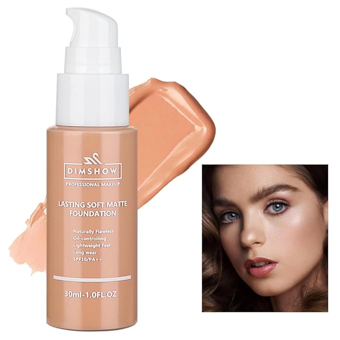 Flawless Matte Liquid Foundation Makeup, Vegan & Cruelty-Free, (07, ) 30ml