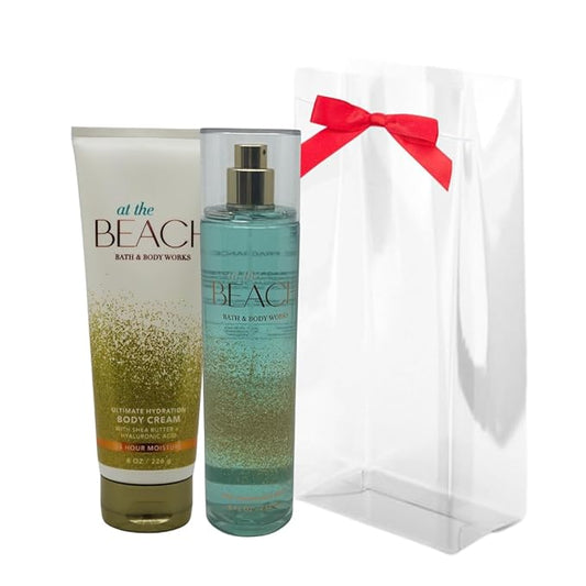 Bath & Body Works At the Beach - Gift Pack for Holiday - Mist 8oz and Body Cream 8oz
