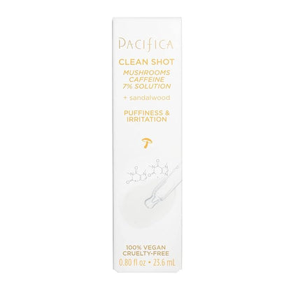 Pacifica Clean Shot Mushrooms and Caffeine 7 Percent 0.8 oz