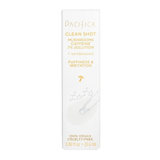 Pacifica Clean Shot Mushrooms and Caffeine 7 Percent 0.8 oz