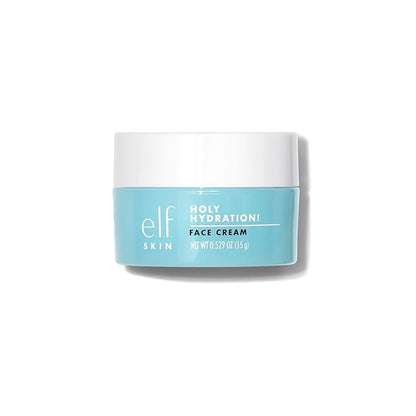 e.l.f. SKIN Mini Holy Hydration! Face Cream, Moisturizer For Nourishing & Plumping Skin, Infused With Hyaluronic Acid, Vegan & Cruelty-Free, 0.529 Oz