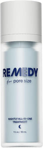 Remedy for Pore Size – Large Pore Minimizer with Retinol, BHA Salicylic Acid, Niacinamide – for Uneven Texture, Pimples, Blackheads, Whiteheads, Sebaceous Filaments – by Dermatologist Dr. Shah