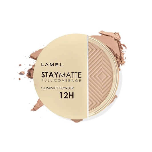 Lamel Stay Matte Compact Powder - Light Natural
