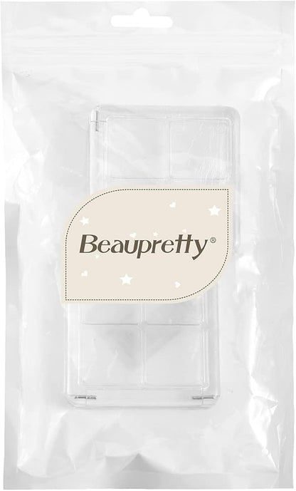 Beaupretty Empty Lipstick Palette，2 Pieces Empty Lipstick Box