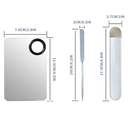 Korean Makeup Spatula Set, Professional Stainless Steel Makeup