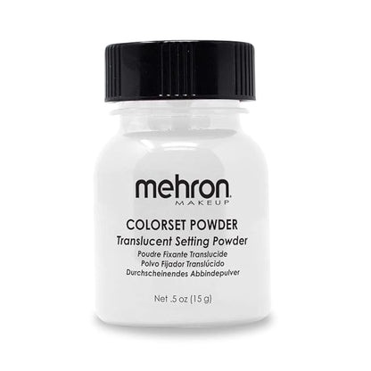 Mehron Makeup Colorset Powder | Translucent Powder Setting (14 g) 5 oz