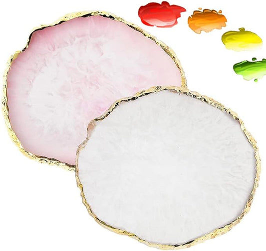 2 Pack Resin Nail Art Palette, Nail Painting