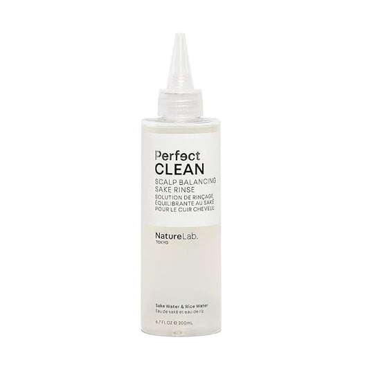 NATURELAB. TOKYO Perfect Clean Scalp Balancing Sake Rinse: Removing Product Build-Up and Impurities for Optimal Scalp Health | 6.7 FL OZ / 200 ML