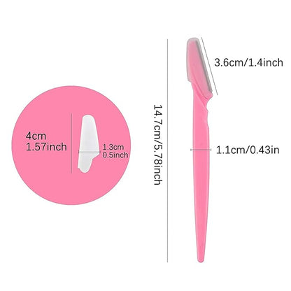Eyebrow Razor 62 Pcs Multipurpose Exfoliating Dermaplaning Tool Trimming and Shaving Grooming for Face and Eyebrow Shaper for Women and Man