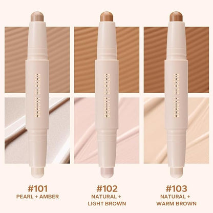 Double head contour stick, Highlight & Contour Bronzer