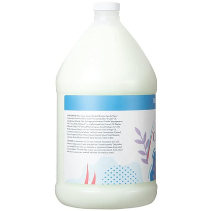 Ginger Lily Farms Botanicals Moisturizing Conditioner for Dry Hair, Island Tranquility, 100% Vegan & Cruelty-Free, Green Tea Lemongrass Scent, 1 Gallon Refill (Pack of 4)