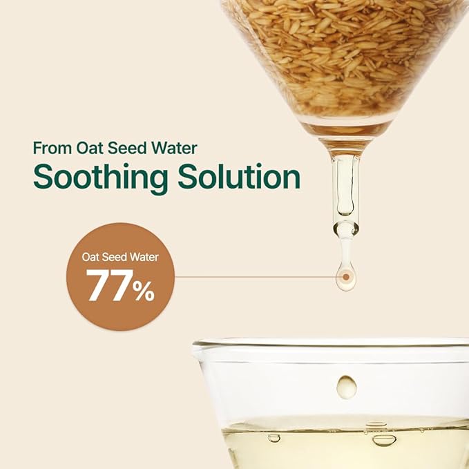 PURITO Oat In Calming Gel Cream, Oat Seed Water for Hydration & Soothing, Lightweight, Non-Sticky Moisturizer for Sensitive Skin, Non-Comedogenic, Fragrance-Free, Korean Skincare, 100ml 3.38 fl.oz