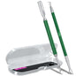 2pcs metal dark green cuticle