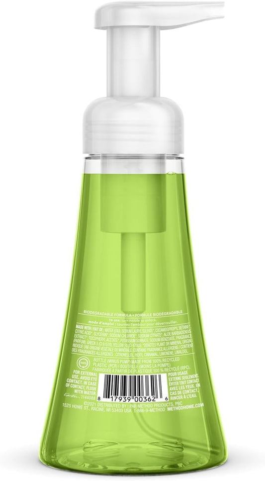 Method Foaming Hand Soap, Green Tea + Aloe, 10 Ounce (Pack of 3)