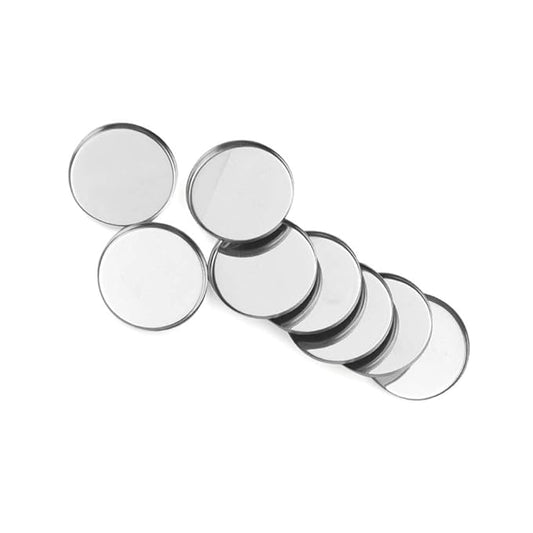 20 Pieces Empty Round Metal Tin Palette Pans