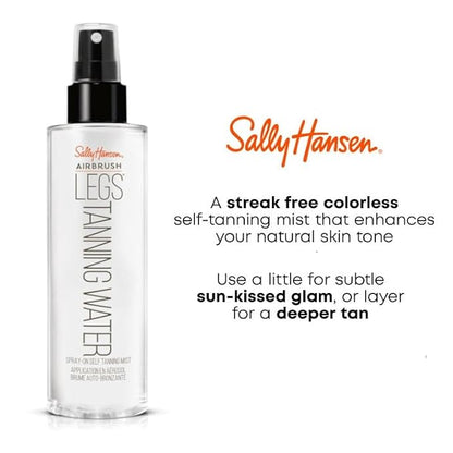 Sally Hansen Airbrush Legs, Tanning Water, 6.76 Oz (Pack of 2)
