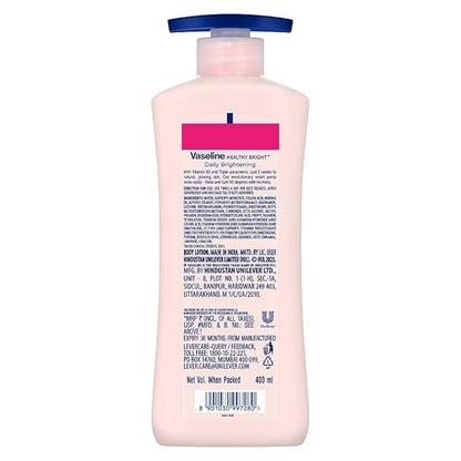 Vaseline Healthy Daily Lotion | With Vitamin b3 Triple Sunscreens | Body Lotion | 400ml (13.52 Fl Oz)