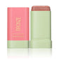 Multi-Use Makeup Blush Stick, Beauty Tinted Solid Blush Stick,Facial Contouring Highlight & Brighten Face Stick, Waterproof Moisturizer Stick, Suitable for All Skin (1#Warm Glow)