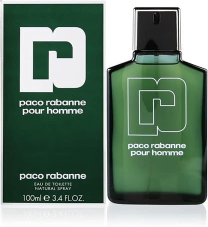 Paco Rabanne For Men EAU DE TOILETTE SPRAY 3.4 OZ (Pack of 2)