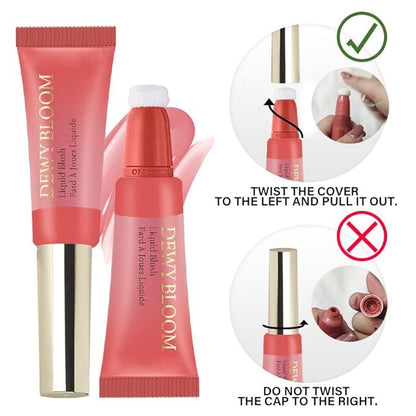 Blush Beauty Wand,Matte Face Blush Stick with Cushion