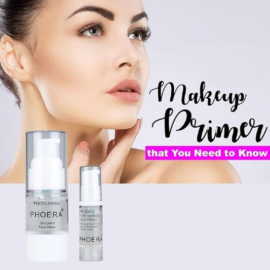 PHOERA Primer,Pro Makeup Primer,Long Lasting Hydrating Smoothing Isolated 6 ML