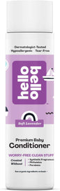 Hello Bello Soft Lavender Conditioner | Hypoallergenic, pH-Balanced & Dermatologist-Tested, Plant Based Formula for Babies and Kids | 10 FL Oz